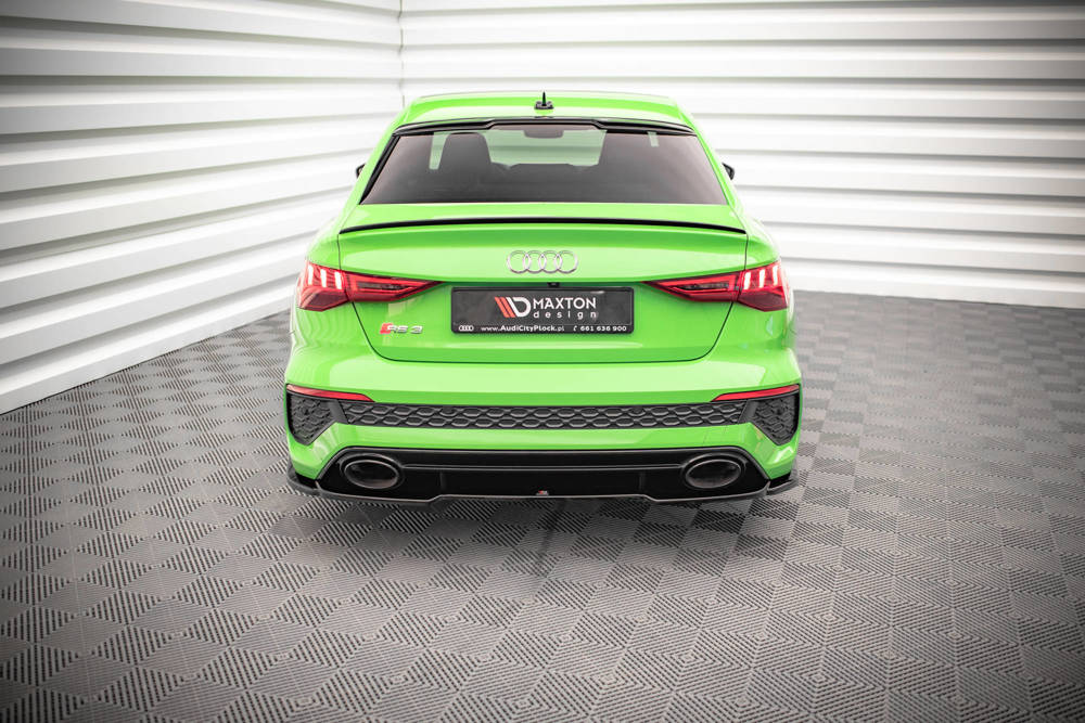 Diffuser Audi RS3 8Y Limousine Maxton Glans Zwart