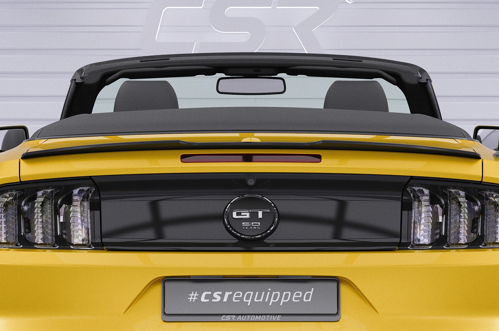 Achterspoiler Ford Mustang VI (2014–2023) Glans Zwart – CSR Automotive