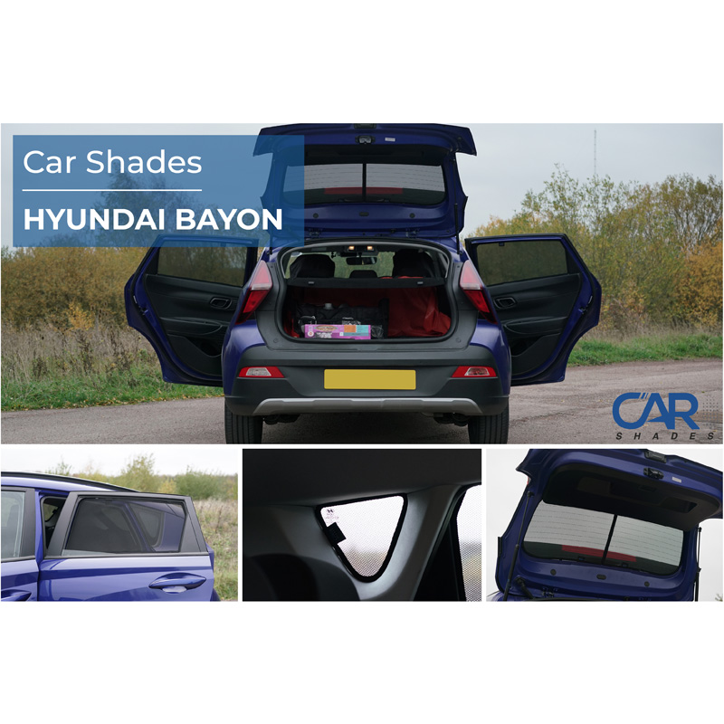 Set Car Shades  Hyundai Bayon (BC3) 2021- (6-delig)