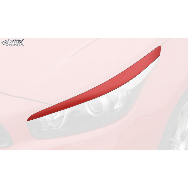 Koplampspoilers  Kia Cee'd & Pro Cee'd JD 2012- (ABS)