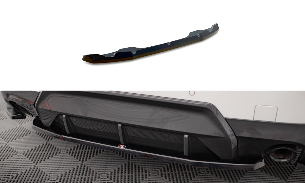 Diffuser BMW 2 Serie G42 Coupe M Pakket Maxton Glans Zwart