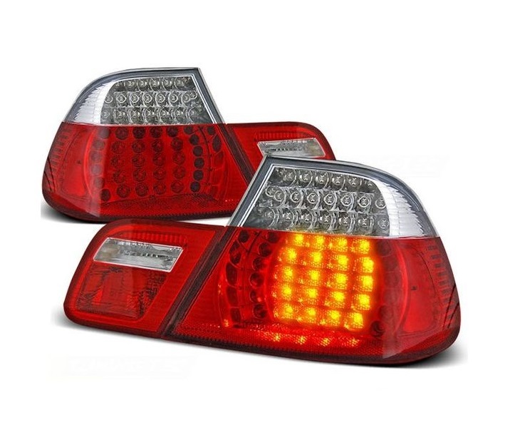 Luces traseras BMW E46 coupe 99-03 LED facelift rojo/blanco