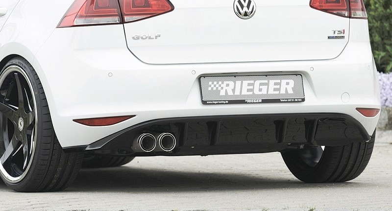 Achteraanzet Glossy Black Rieger VW Golf VII