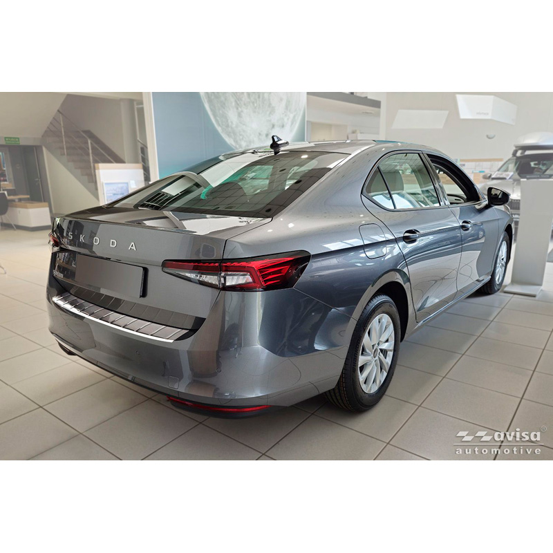 Avisa RVS Achterbumperprotector  Skoda Superb IV Liftback 2024- - Zilver