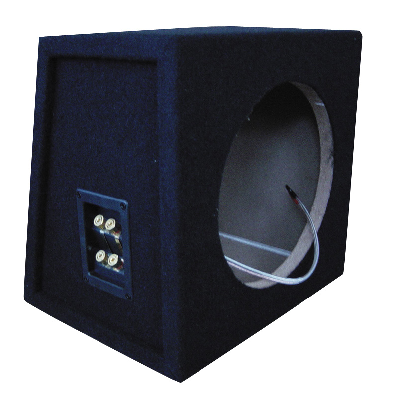 Necom MDF Subwooferkist 10-inch/25cm 2x aansluiting