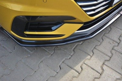 Voorspoiler V.1 Volkswagen Arteon Maxton Zwart Glans