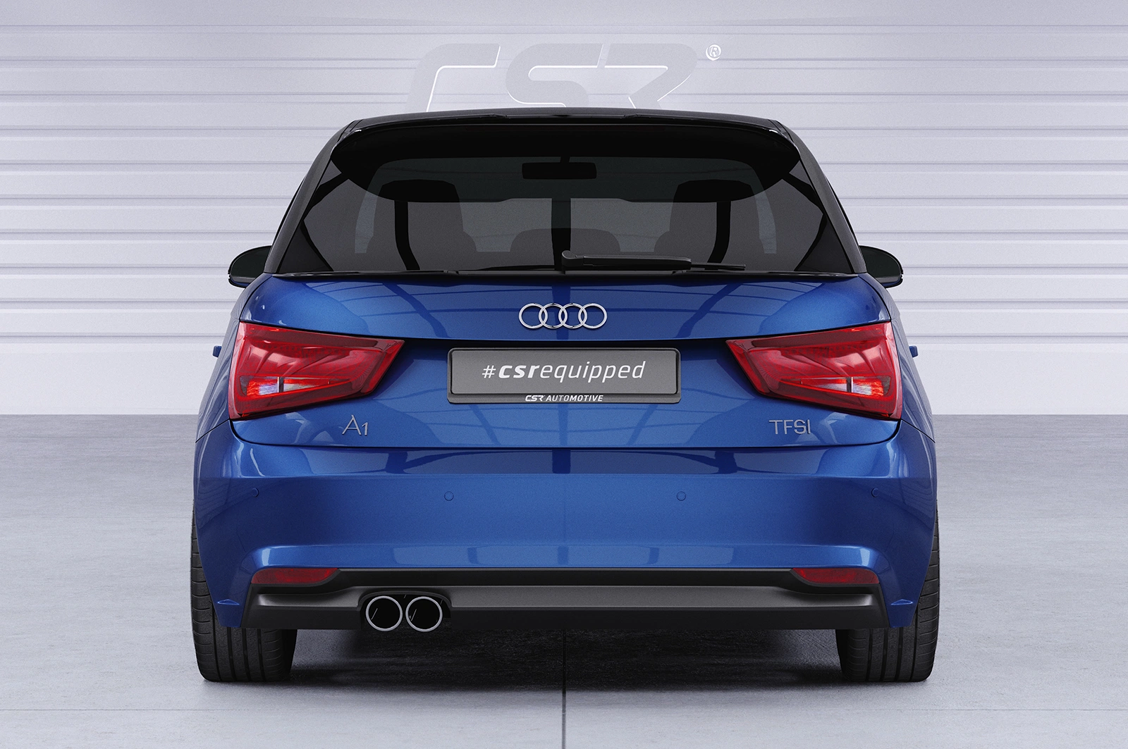 Achterspoiler Audi A1 (8X) Sportback 2015–2018 (Facelift) – CSR Automotive – Glans Zwart
