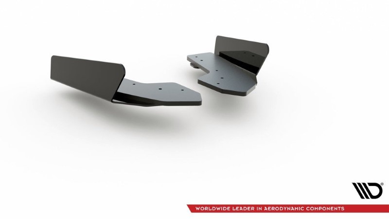 Duurzame Achterzij Spoilers + Glanzende Kleppen Audi RS3 8V Sportback