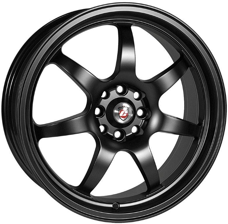 Velgen Calibre Pro 7 7x17 10x100 Matt Black