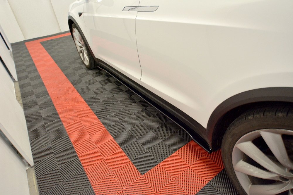Zijskirts Tesla Model X Gloss-Black