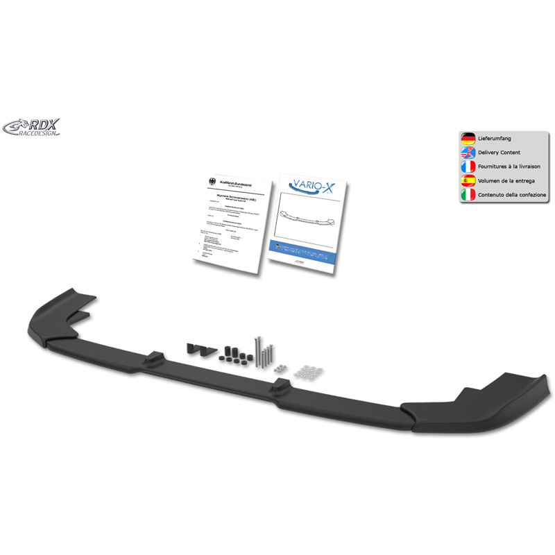 RDX Voorspoiler Vario-X  Hyundai H350 2015- (PU)