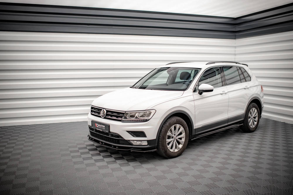 Zijskirts Volkswagen Tiguan MK2 Maxton Glans Zwart