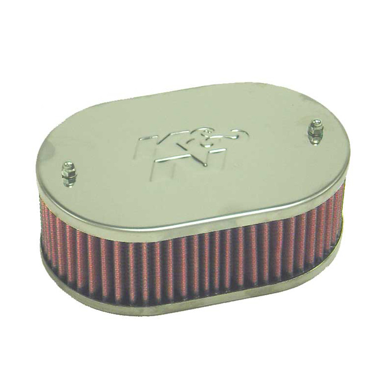 K&N carburateur luchtfilter ovaal klein  Weber 32/36 DGV/DGAV/DGMS, 38 DGAS/DGAR, Montagehoogte 65mm (56-9070)