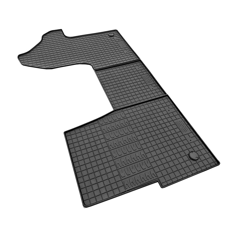 Rubber matten  Renault Master IV 2024- & Nissan Interstar 2024- (3-delig + montagesysteem)