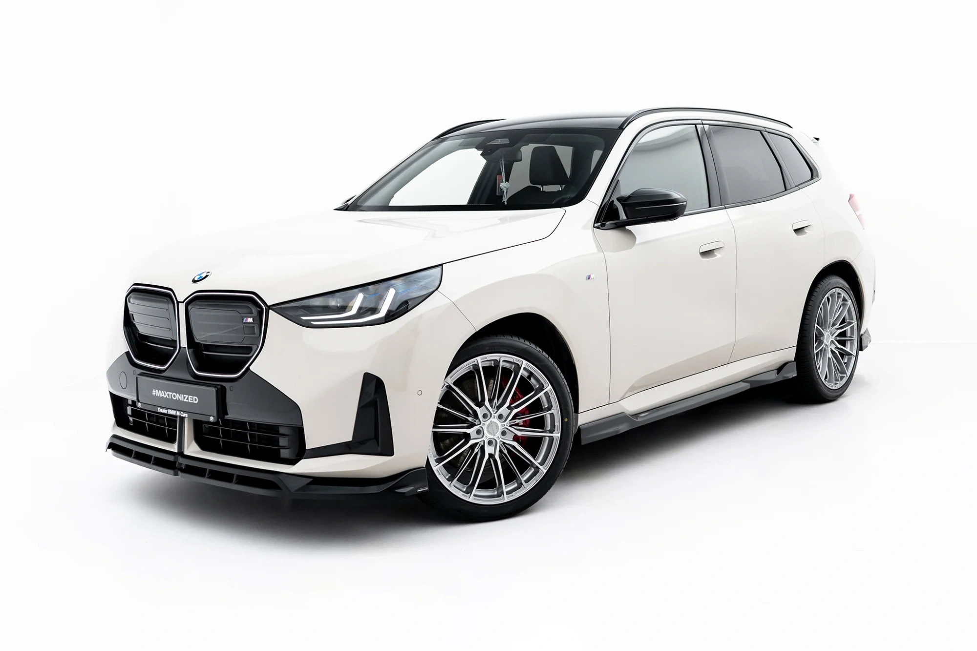 Zijskirts BMW X3 M-Pack / M50 G45 Glans Zwart