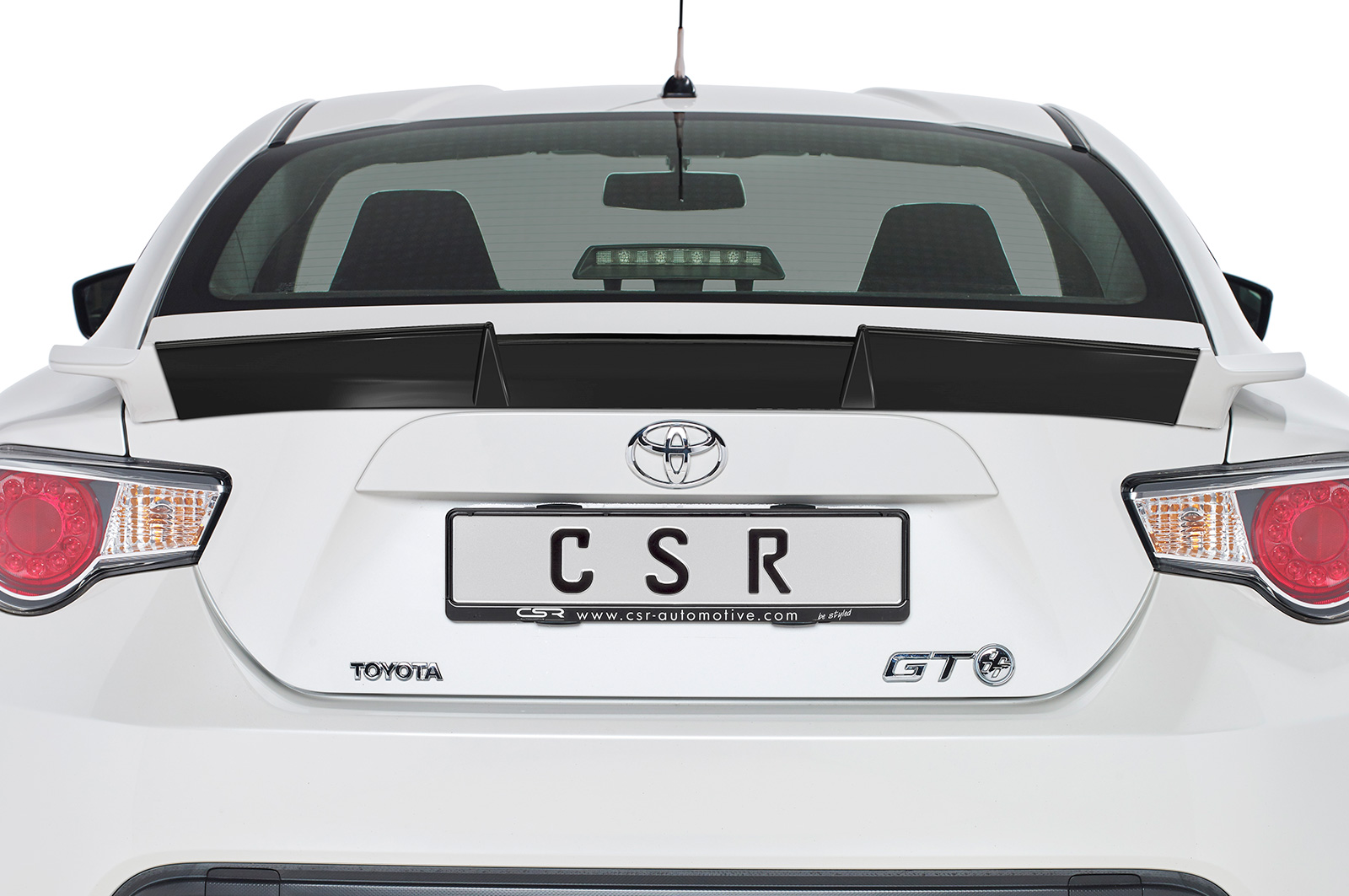 Spoiler Toyota GT86 CSR glans Zwart