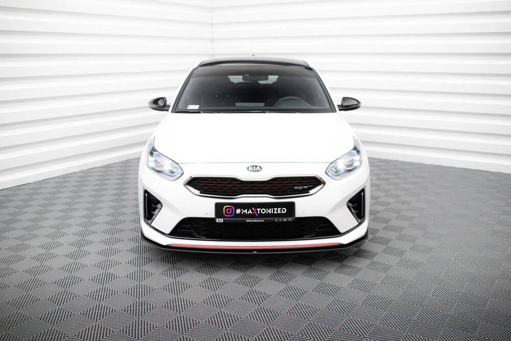 Street Pro zwarte Voorspoiler Kia Ceed GT MK3 / Proceed MK1