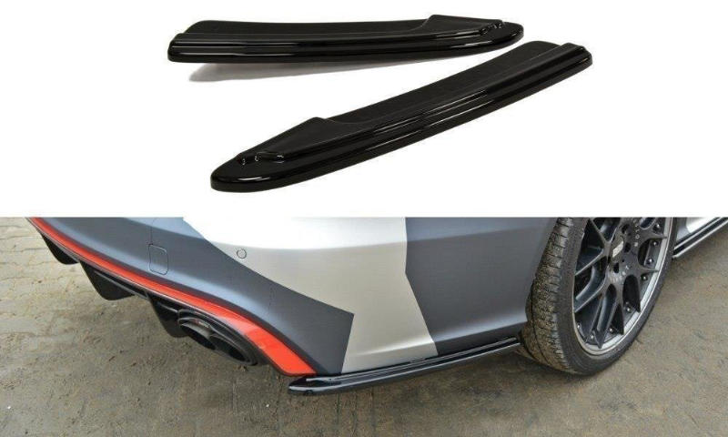Zijdiffuser V.1 Audi RS6 C7 Maxton Glans Zwart