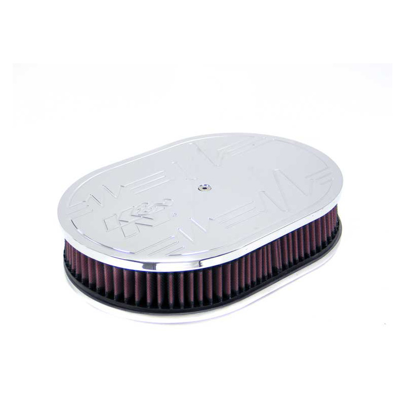 K&N luchtfilter klein ovaal met elektrisch ontwerp - 51mm hoogte (66-1570)
