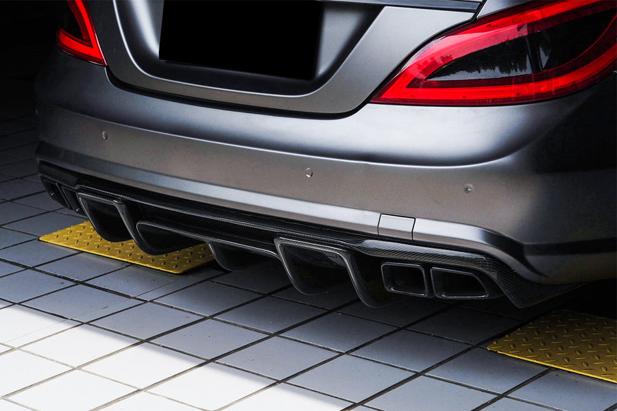 Mercedes Benz CLS350 CLS63 AMG W218 RT Style Carbon Diffuser 2011-2015