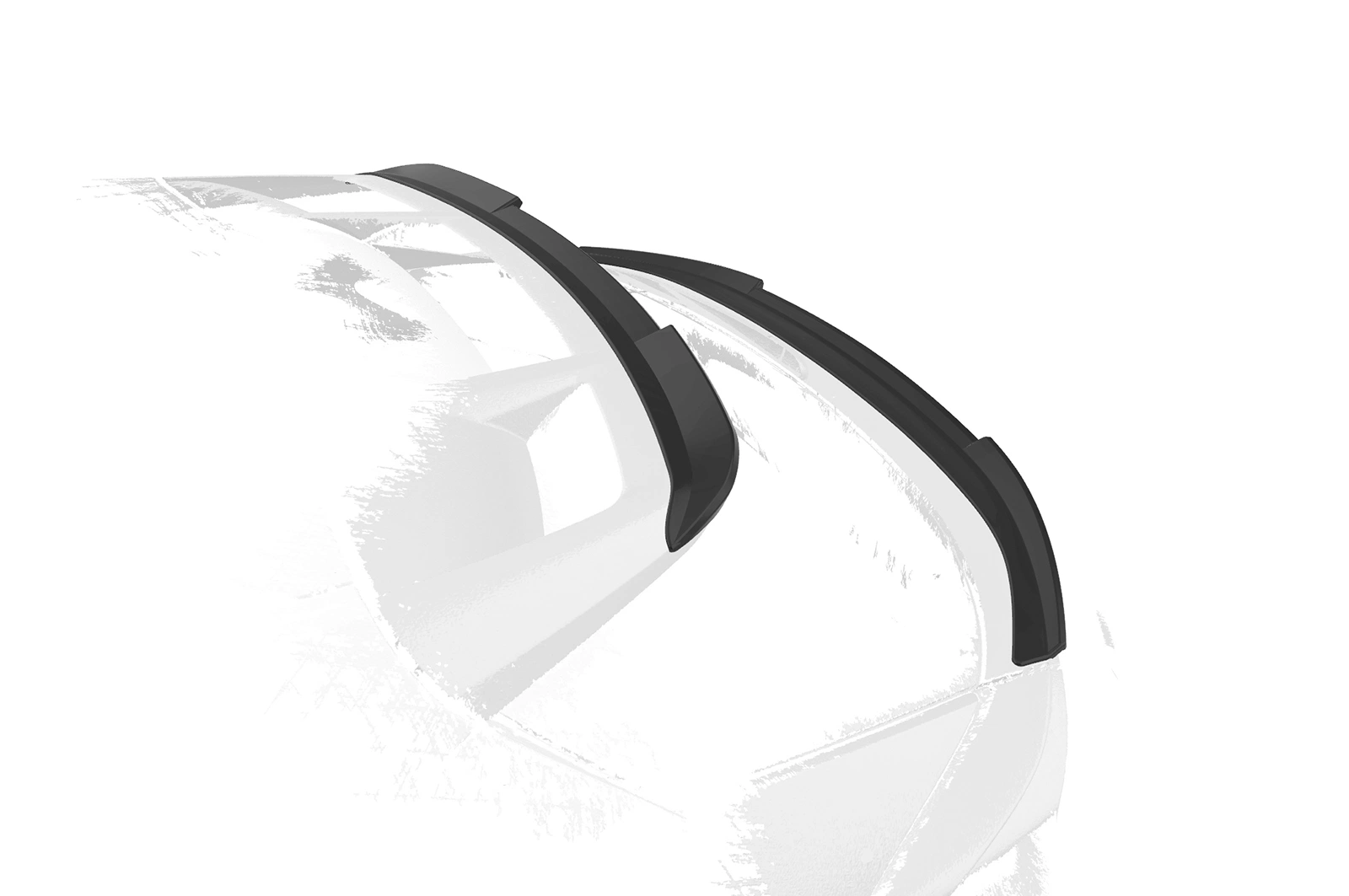 Achterspoiler Toyota C-HR glans zwart