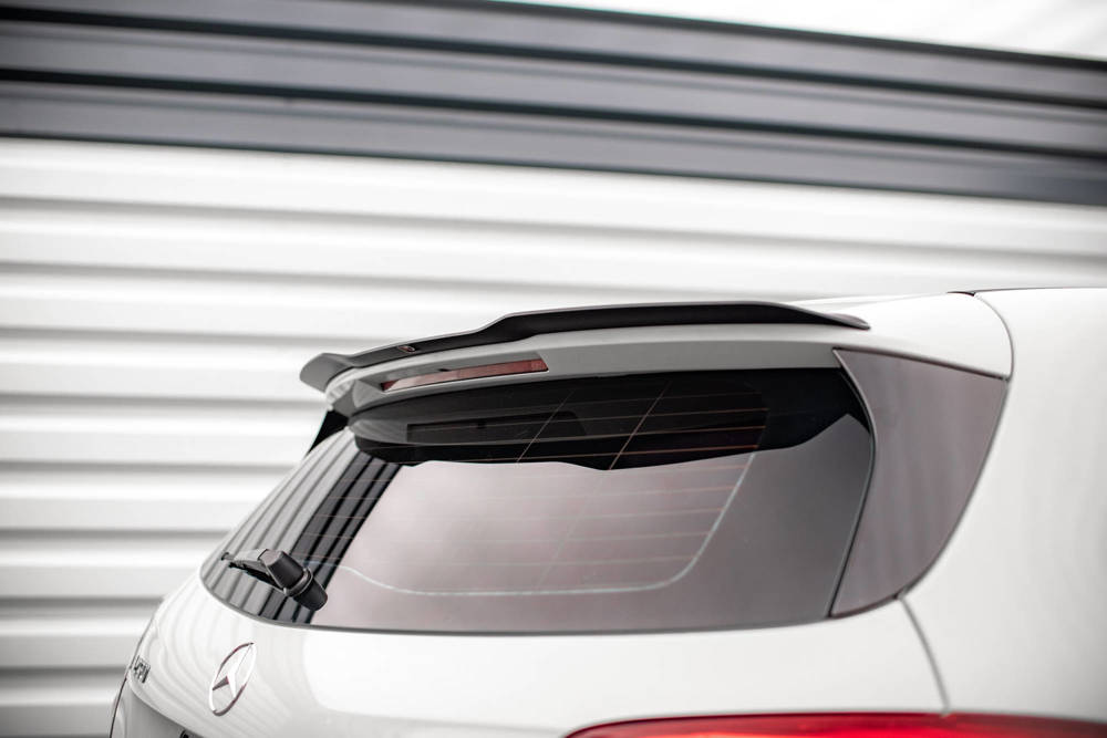Spoiller cap Mercedes A-klasse W176 Maxton Design glans zwart