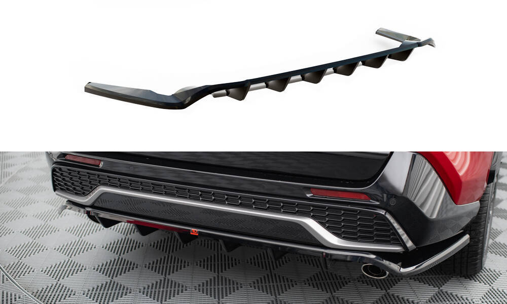 Diffuser Toyota RAV4 MK5 GR Sport Maxton Glans Zwart