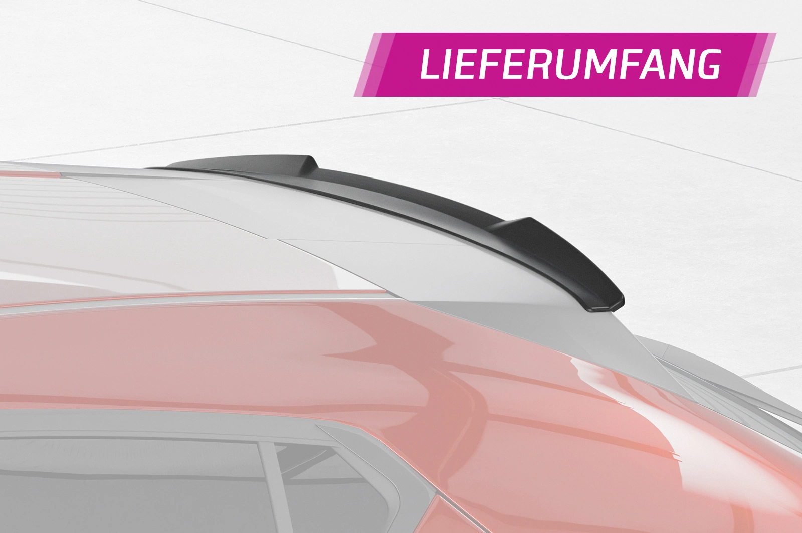 Achterspoiler Mazda 3 (Typ BP) glans zwart CSR