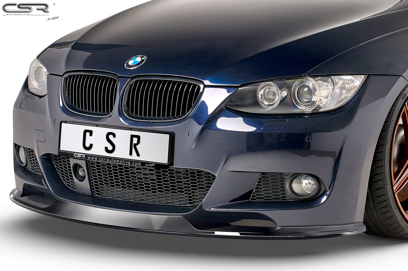 Voorspoiler BMW 3-Serie E92/E93 Glans Zwart