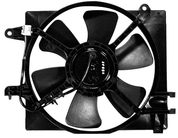 Radiator FAN COMPLEET Chevrolet Matiz 01-05 320mm 800Ie/1000Ie +