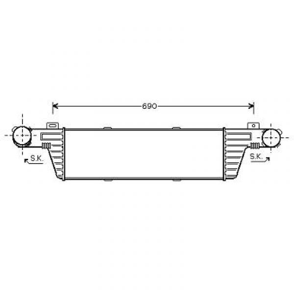 Intercooler E270CDI 99-02