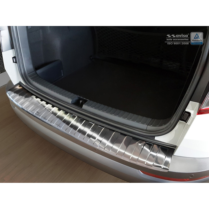 RVS Achterbumperprotector  Skoda Karoq 2017-2022 'Ribs'