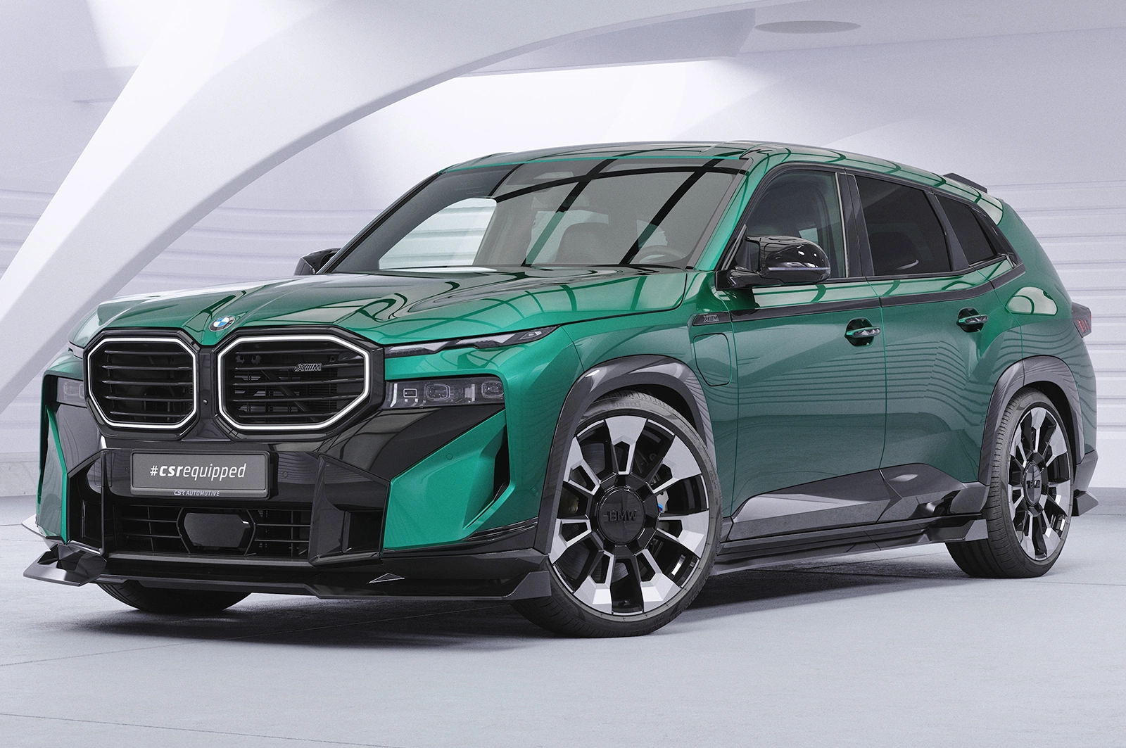 Voorspoiler BMW XM G09 Glans Zwart (2022)