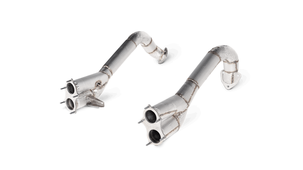 Akrapovic Porsche 718 Cayman Gts/Gt4 With Gpf – Titanium Link Pipe Set