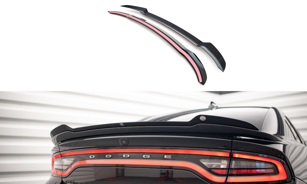 Spoiler Dodge Charger SRT MK7 FL Maxton Glans Zwart