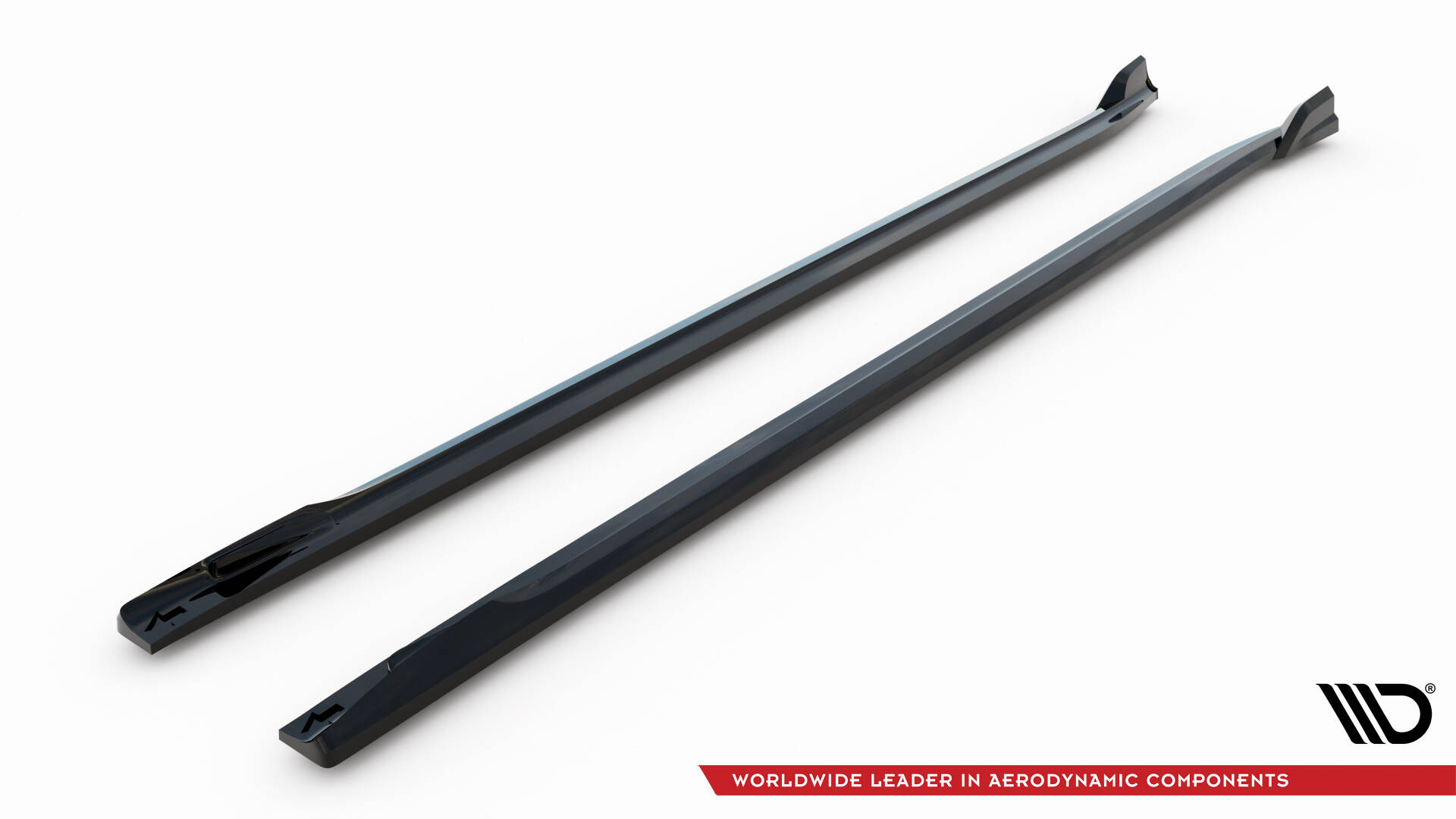 Zijskirts BMW iX3 M-Pack G08 Facelift Maxton Glanzend zwart