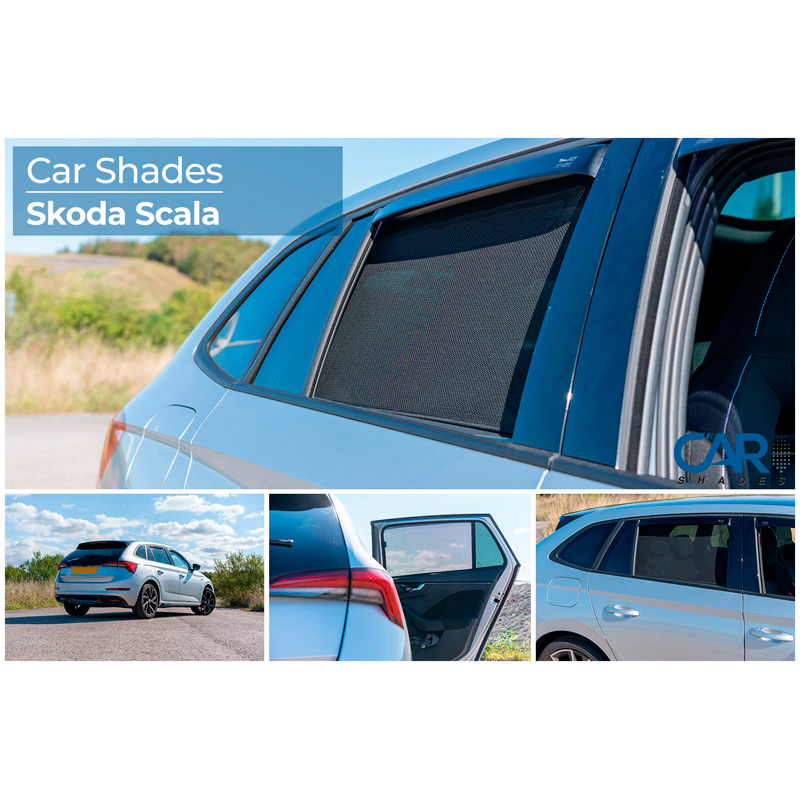 Set Car Shades (achterportieren)  Skoda Scala HB 5-deurs 2019- (2-delig)