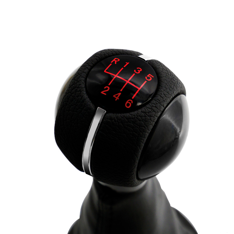 Simoni Racing Pookknop OEM  Mini Cooper, Clubman & Countryman F54/55/56/60 - Zwart incl. Rood Schakelpatroon