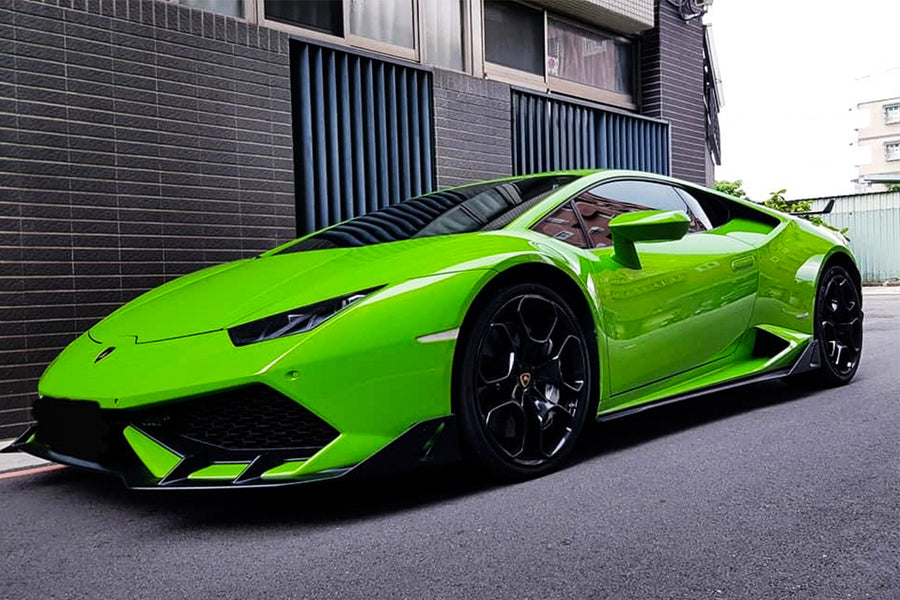 2015-2020 Lamborghini Huracan LP610/LP580 AO Style Carbon Fiber Zijskirts