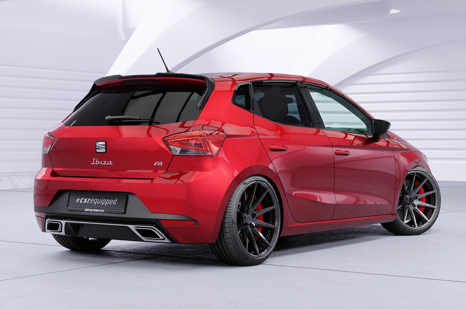 Achterspoiler Seat Ibiza 5 (6F) Glans Zwart (2017 - heden)
