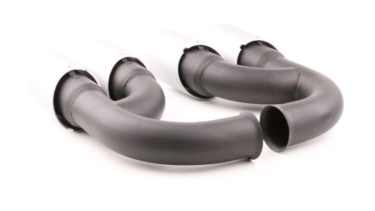 Exhaust tips Porsche Cayenne 958 92A Facelift GTS Look 14-17
