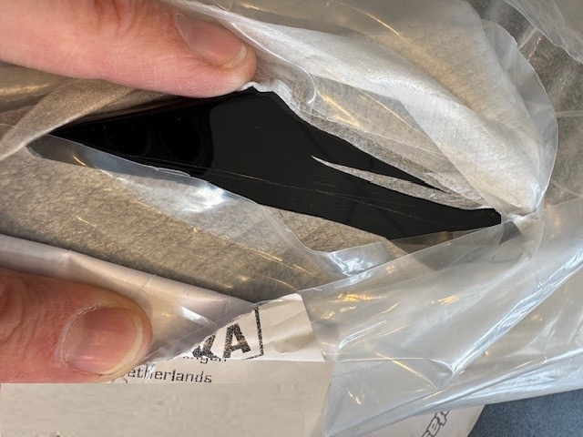 Voorspoilerlip VW Golf VIII GTi/GTD/R/R-Line 2020- (Glanzend Zwart ABS) OUTLET