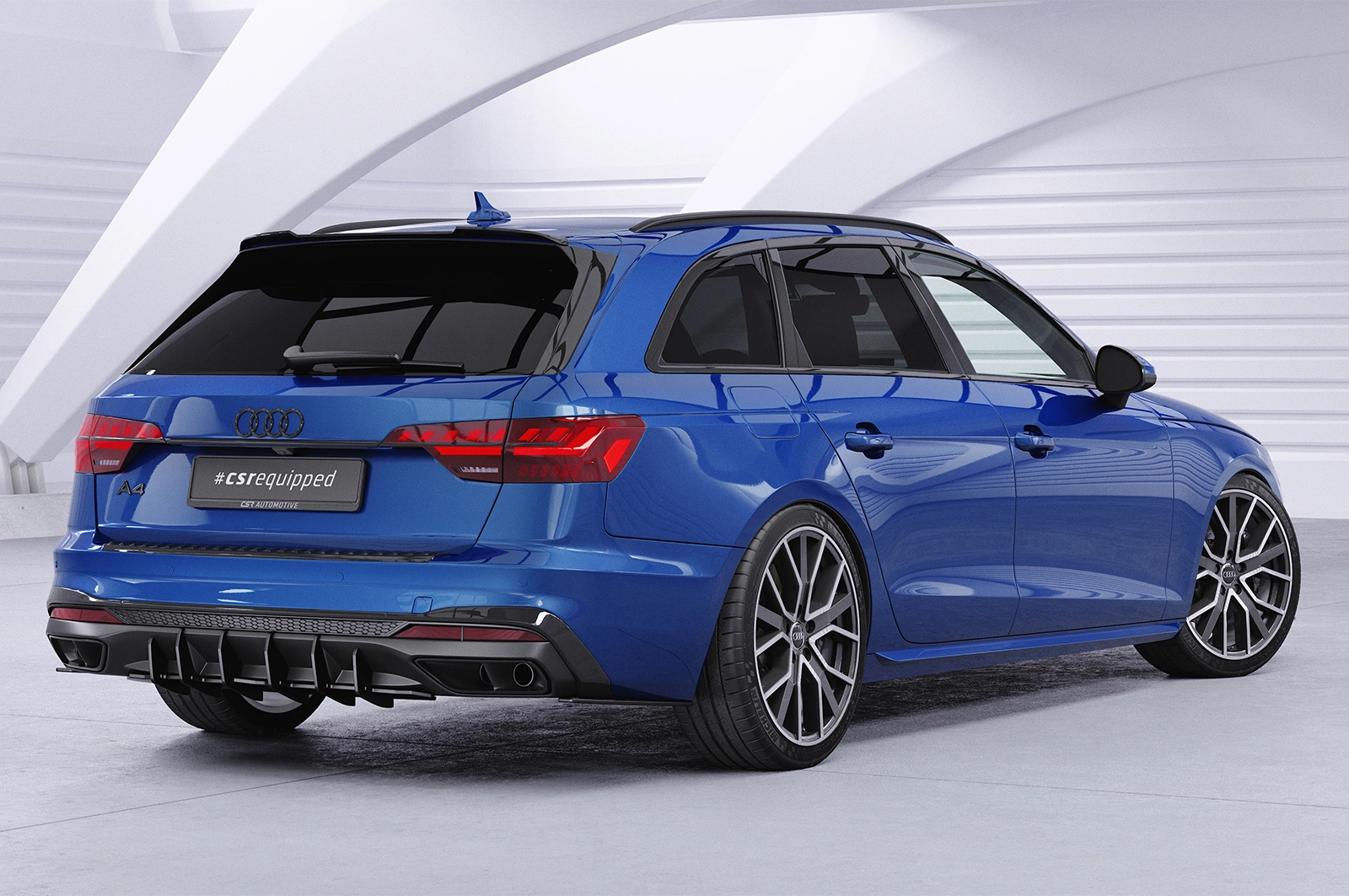 Achterspoiler Audi A4 B9 (Typ 8W) Avant – Glans Zwart (2015–)