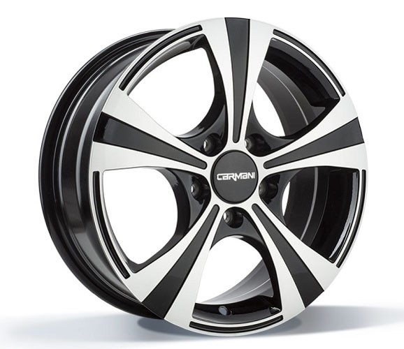 Carmani CA11 Rush 7,5x17 5x112 ET35 black polish Velgen