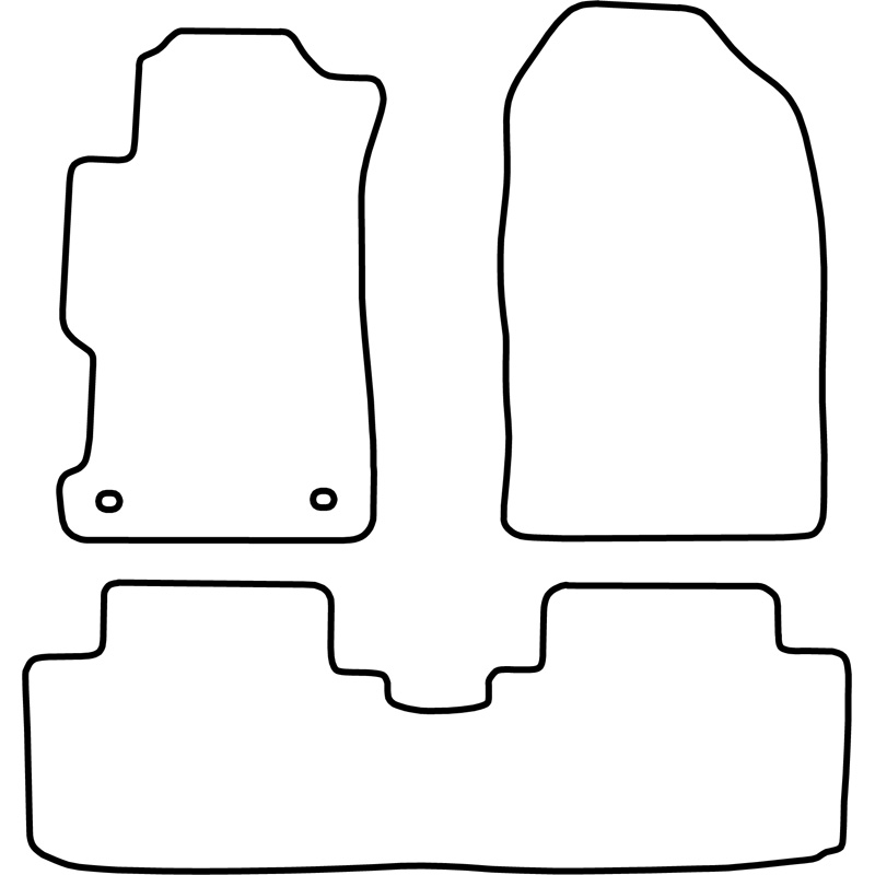 Automatten Honda Civic Coupe 3drs 01-