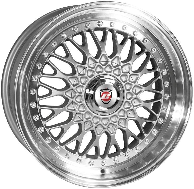 Velgen Calibre Vintage 7x16 10x100 Silver/Polished lip