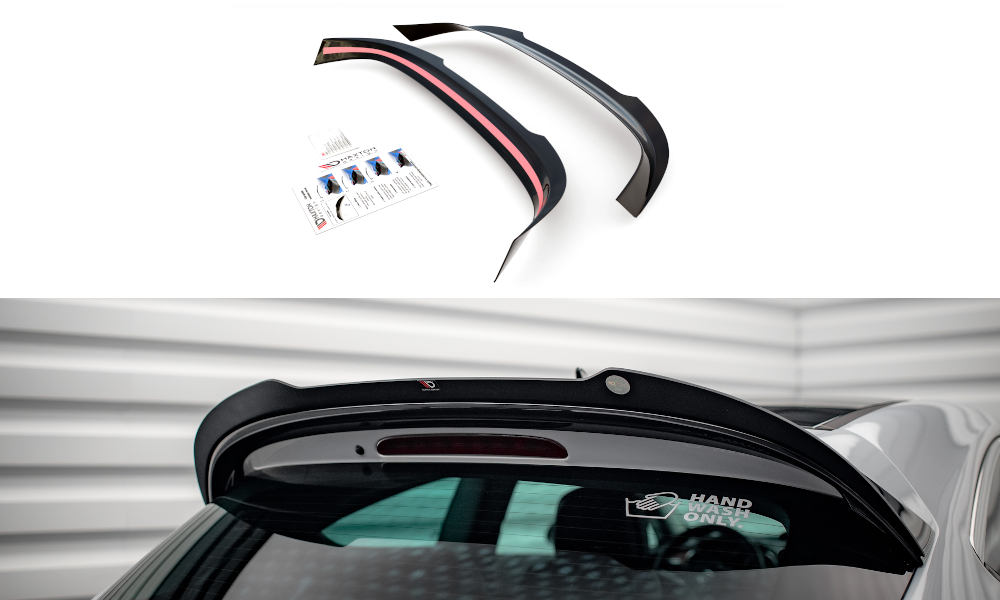 Spoiler Opel Astra J GTC OPC-Line Maxton Glans Zwart