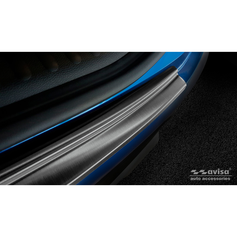 Zwart RVS Achterbumperprotector  Kia XCeed 2019-