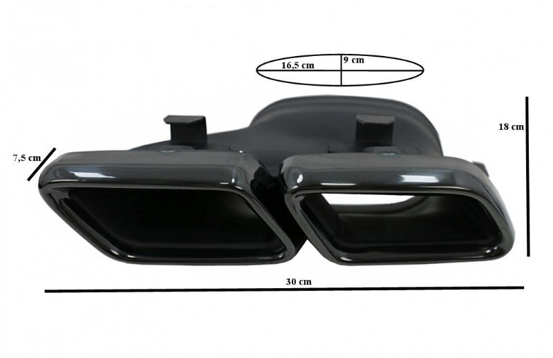 Diffuser Mercedes S-Class C217 Coupe (2014-2020) S63 Facelift Design Sierstukken