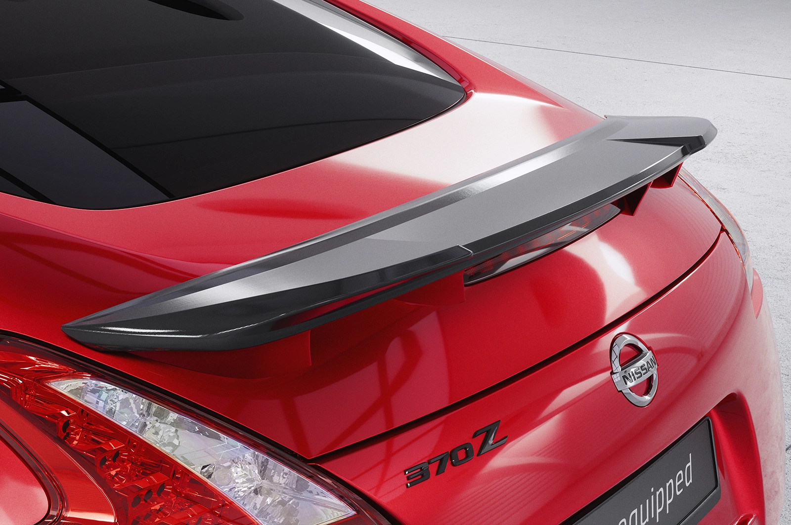 Achterspoiler Nissan 370Z (Z34) Glans Zwart – 2008–2020